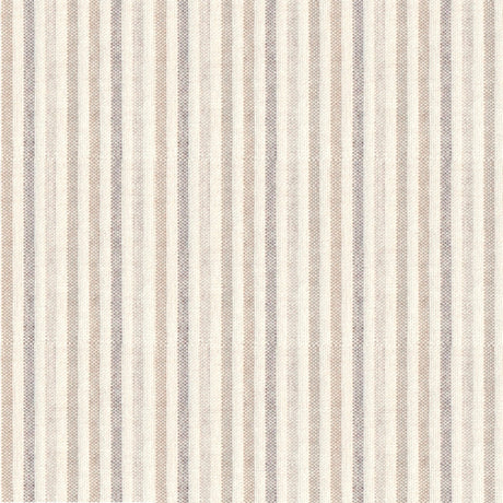 Nordfavn Pitiusa Sand/Beige – Stribet tekstilvoksdug i rolige naturtoner, motiv