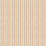 Nordfavn Pitiusa Solgul/Terracotta – Stribet tekstilvoksdug i varme sommernuancer, motiv