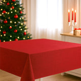 Nordfavn Red – Ekstra kraftig rød voksdug med præget overflade, miljø