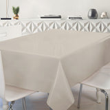 Nordfavn Uni Aske Beige – Ensfarvet voksdug i varm, afdæmpet beige, miljø