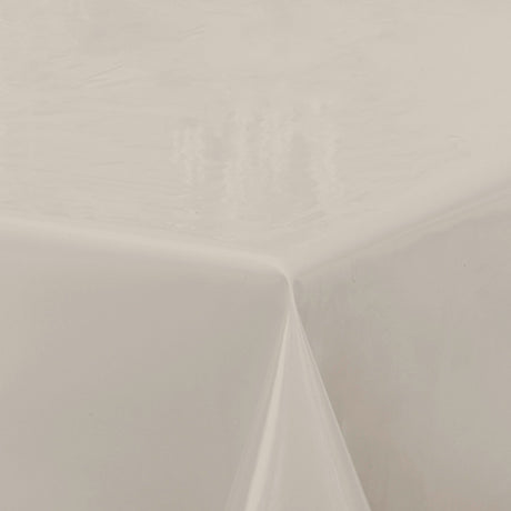 Nordfavn Uni Aske Beige – Ensfarvet voksdug i varm, afdæmpet beige