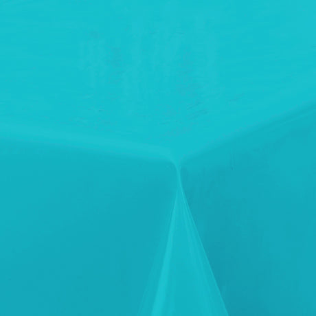 Nordfavn Uni Atoll Blå – Ensfarvet voksdug i frisk turkisblå nuance