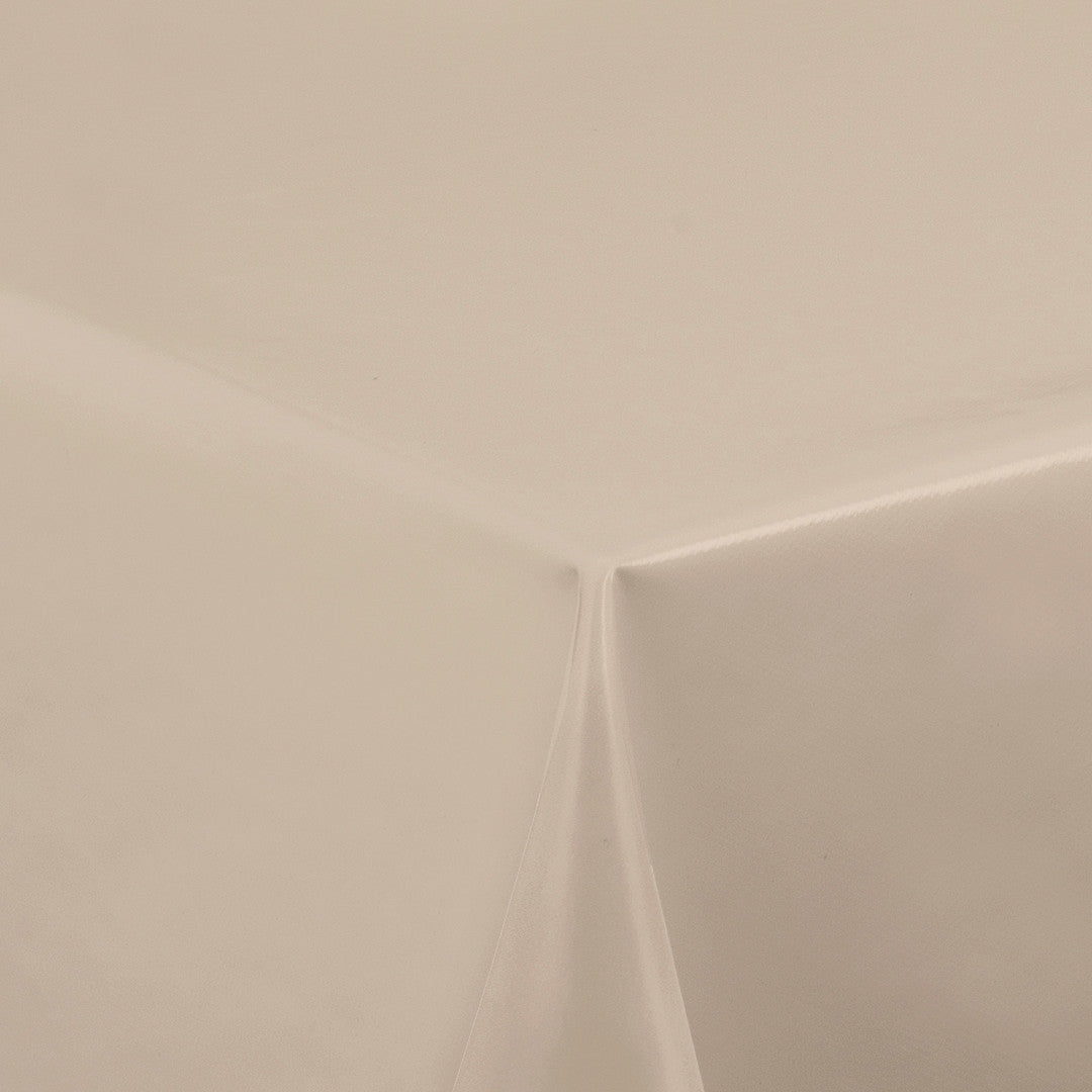 Nordfavn Uni Sesam Beige – Ensfarvet voksdug i varm beige tone, hjørne