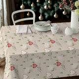 Nordfavn Vixen – Juletekstilvoksdug med rensdyr og nordisk natur