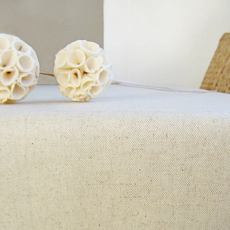 Roa Lino Natural – Ensfarvet tekstilvoksdug i hørlook – 180 cm bred