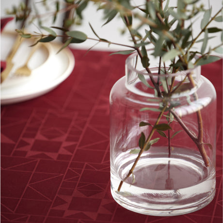 Södahl Star Damask Rød Juledug – 140 x 370 cm