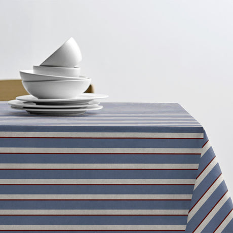 Sentimental Stripe Blue - Södahl tekstildug