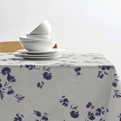 Silhouette Cloud Grey – Södahl tekstilvoksdug med skridsikker bagside, miljø