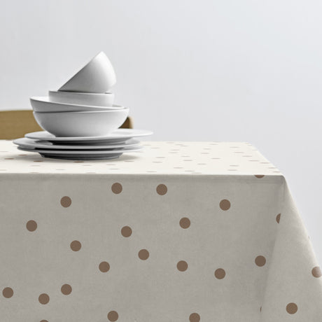 Solaris Warm Taupe – Södahl tekstilvoksdug med skridsikker bagside, miljø