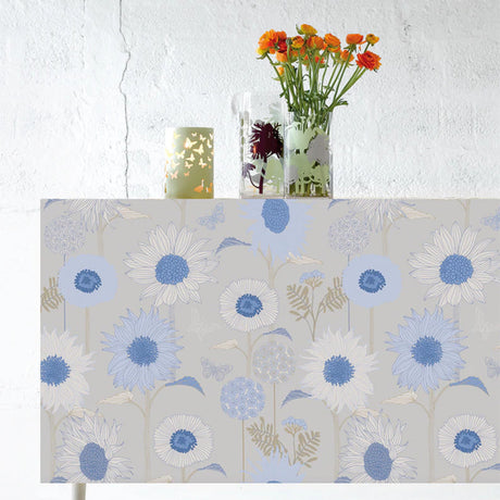 Sunflower Bel Air – Susanne Schjerning tekstilvoksdug med skridsikker bagside, miljø