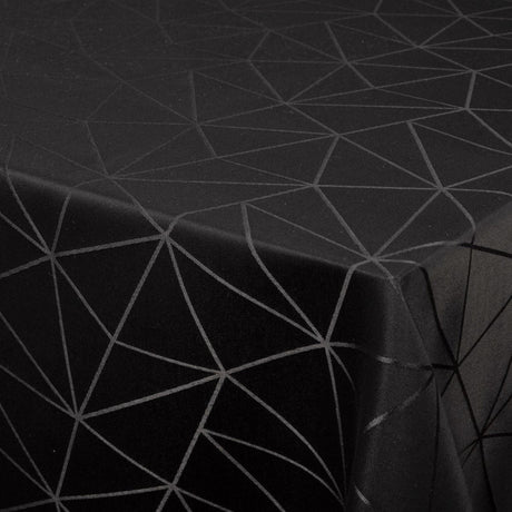 Tilde Sort fra Engholm – Klassisk damaskdug 160 x 420 cm