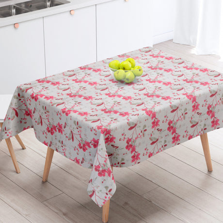 Vanda Blossom Pink – Tekstilvoksdug i 100% hør – 155 cm bred