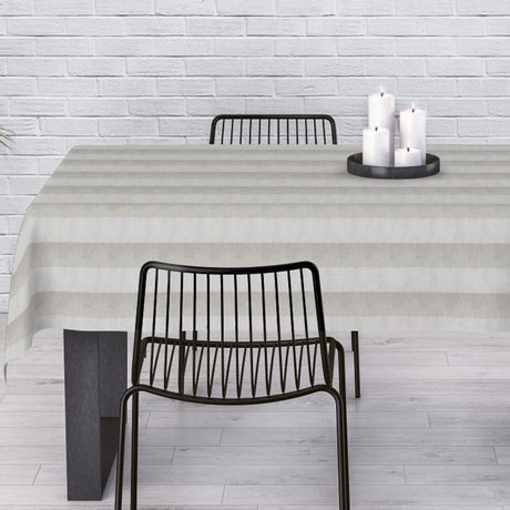 Welss Lino beige - Jacquard vævet tekstilvoksdug 180 cm bred