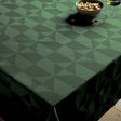Wind Forest Green fra Compliments – Elegant damaskdug 140 x 370 cm