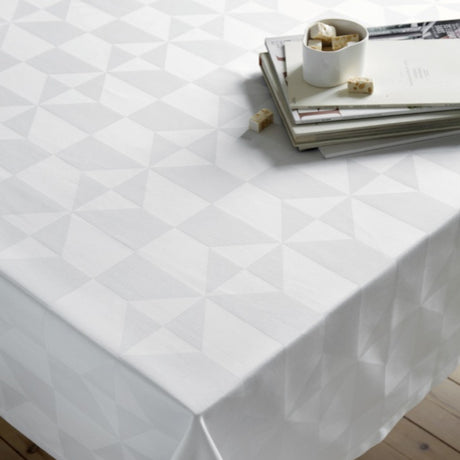 Wind Hvid fra Compliments – Elegant damaskdug 140 x 220 cm