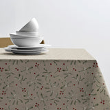 Winter Berries – Södahl tekstilvoksdug med skridsikker bagside